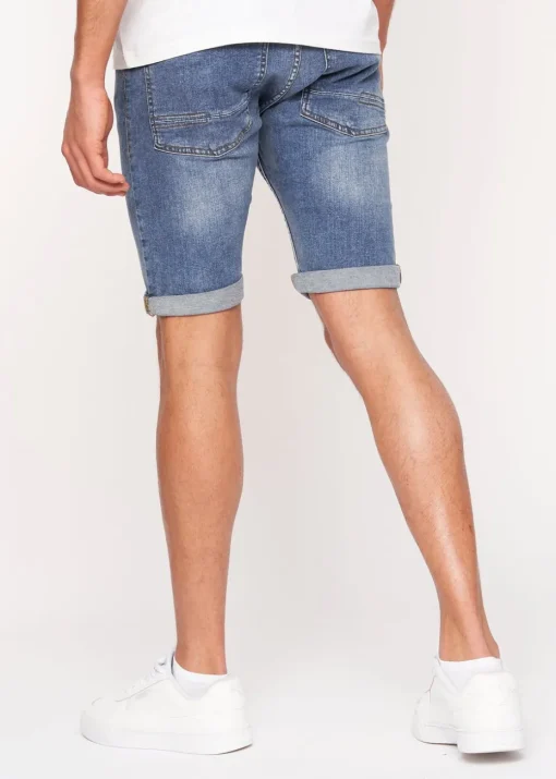 Crosshatch  Light Wash  Tadcaster  Denim  Shorts