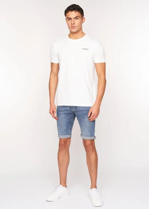 Crosshatch  Light Wash  Tadcaster  Denim  Shorts