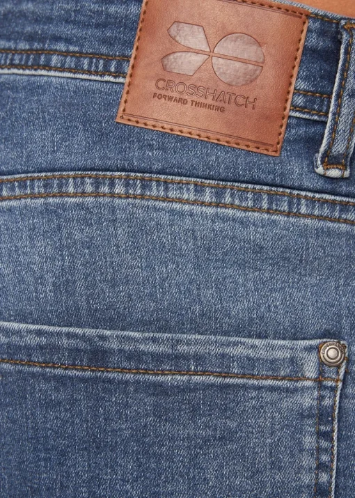 Crosshatch  Light Wash  Tadcaster  Denim  Shorts
