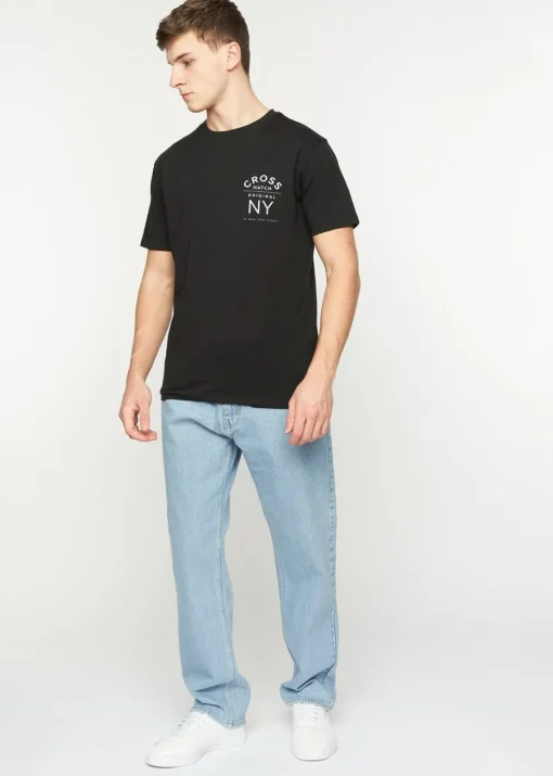 Crosshatch Light Wash Tillman Baggy Jeans