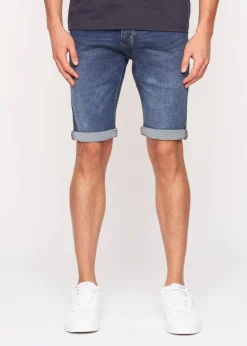 Crosshatch  Mid Wash  Tadcaster  Denim  Shorts