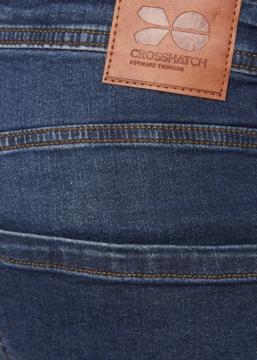 Crosshatch  Mid Wash  Tadcaster  Denim  Shorts