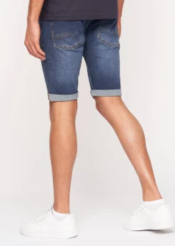 Crosshatch  Mid Wash  Tadcaster  Denim  Shorts