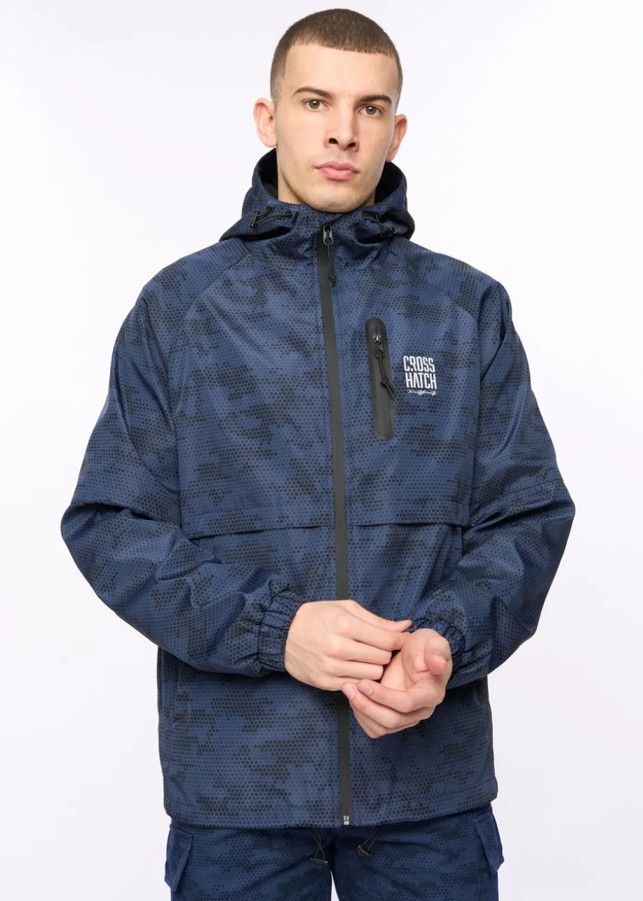 Crosshatch Navy Janscore Jacket