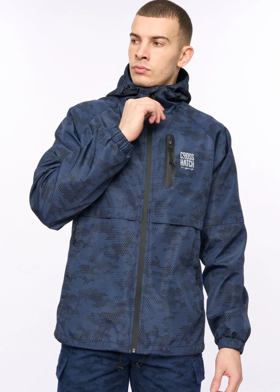 Crosshatch Navy Janscore Jacket