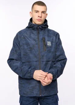 Crosshatch Navy Janscore Jacket