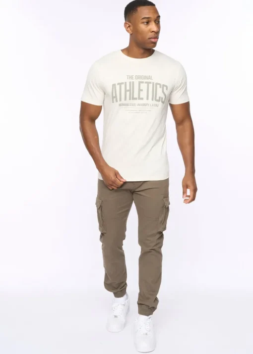 Crosshatch  Off White  Athwood  T-Shirt