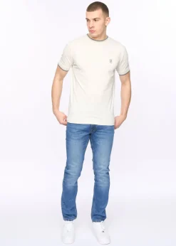 Crosshatch  Off White  Deuxtip  T-Shirt