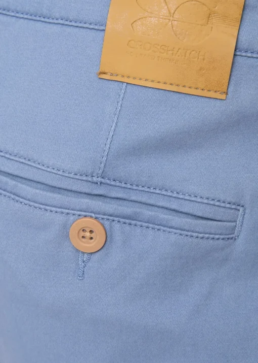Crosshatch Pale Blue Sinwood Chino Shorts