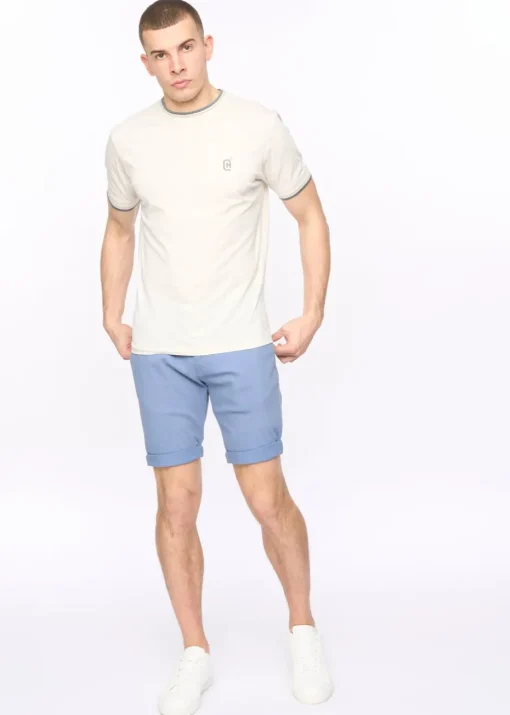Crosshatch Pale Blue Sinwood Chino Shorts