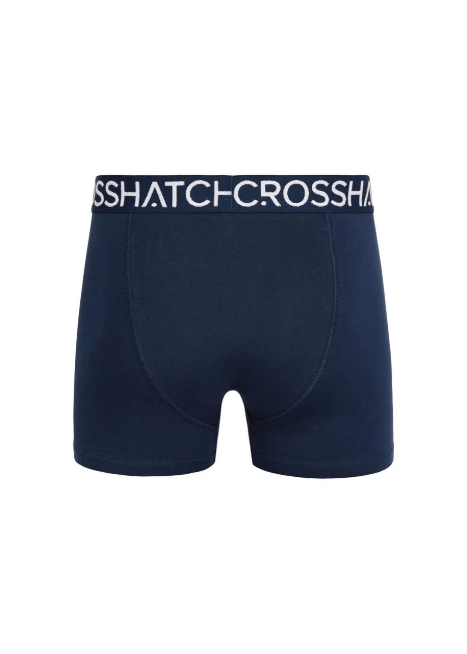 Crosshatch Red Lynol Boxers (3 Pack)