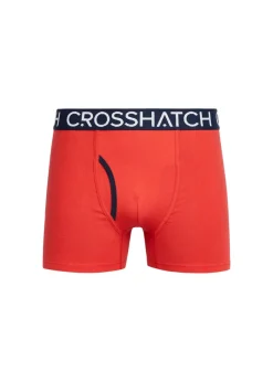 Crosshatch Red Lynol Boxers (3 Pack)