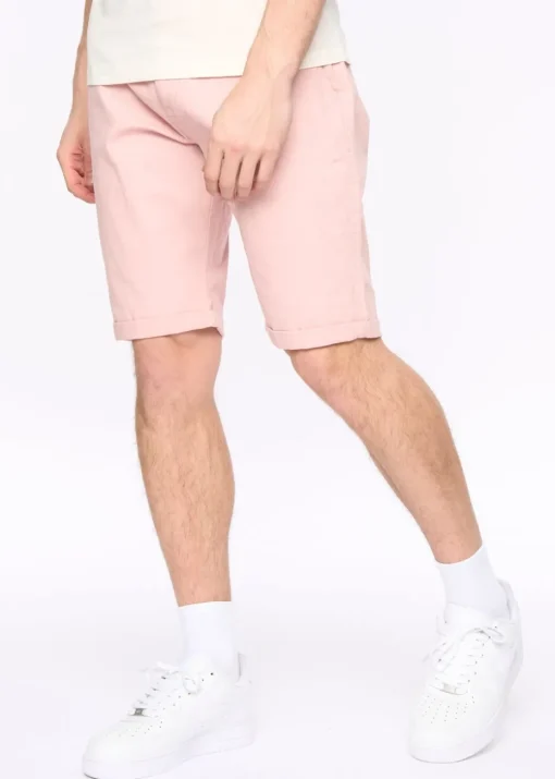 Crosshatch Soft Pink Sinwood Chino Shorts