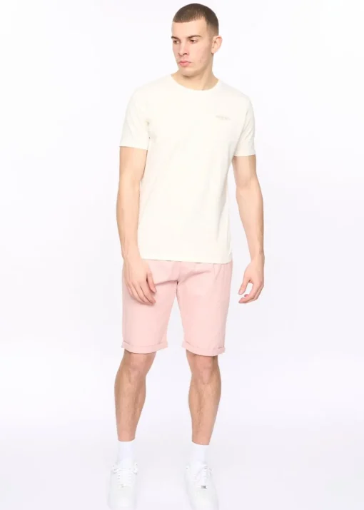Crosshatch Soft Pink Sinwood Chino Shorts