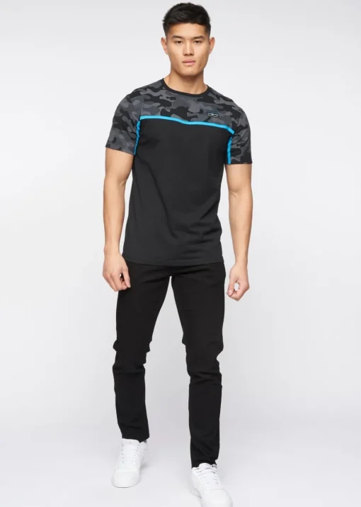 Crosshatch Solid Black Buraca Slim Fit Jean