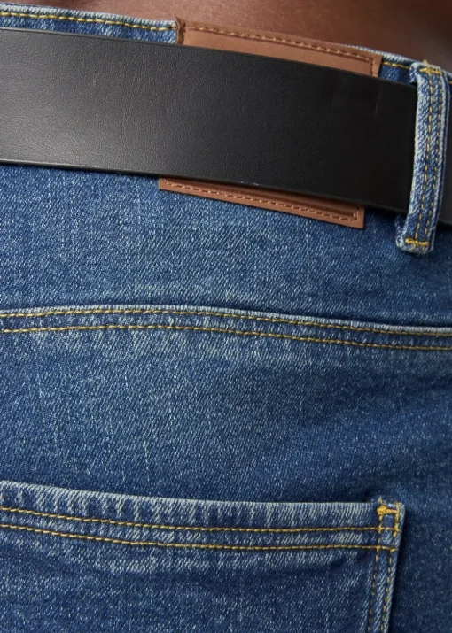 Crosshatch Stone Wash Cadman Straight Jeans