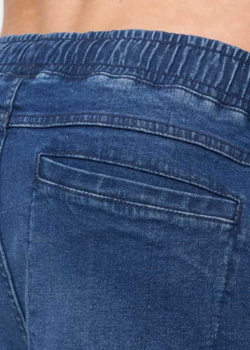 Crosshatch Stone Wash Malimore Cargo Cuff Jeans