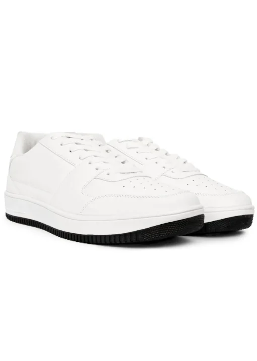 Crosshatch  White  Casimiro  Trainers