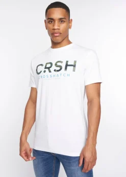 Crosshatch White   Fratter T-Shirt