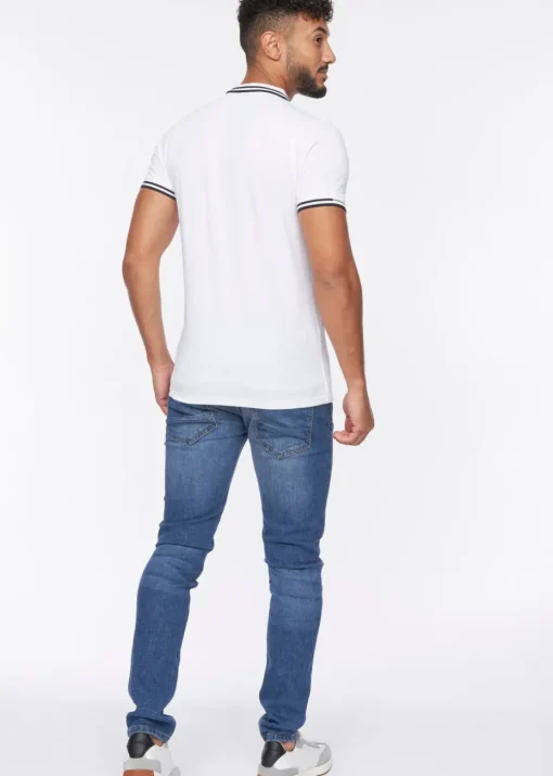 Crosshatch White  Kermlax Polo