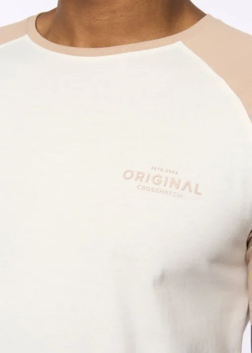 Crosshatch White Meza T-Shirt