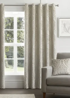 Curtina Chateau Natural Eyelet Curtains