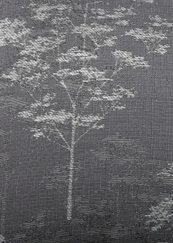 Curtina Elmwood Jacquard Grey Eyelet Curtains