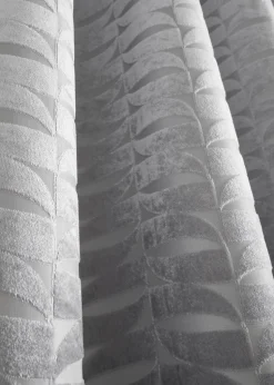 Curtina Kendal Silver Eyelet Curtains