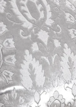 Curtina Trinity Velvet Silver Pencil Pleat Curtains