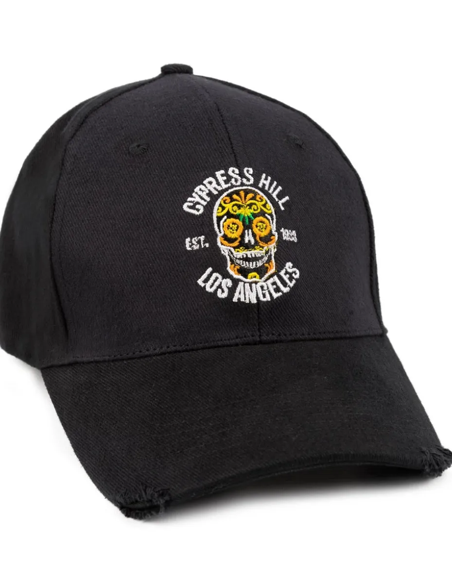 Cypress Hill Black Band Logo Adjustable Curved Peak Baseball Cap