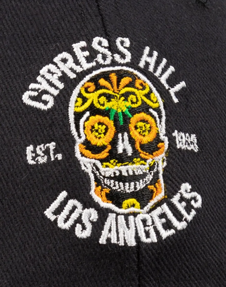 Cypress Hill Black Band Logo Adjustable Curved Peak Baseball Cap