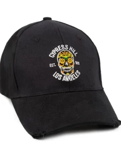 Cypress Hill Black Band Logo Adjustable Curved Peak Baseball Cap