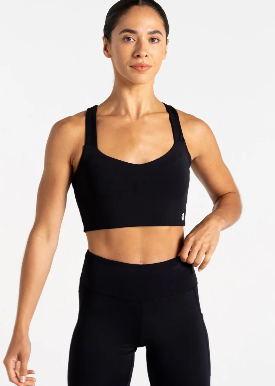 Dare2b Black Swift III Quick Dry Bra