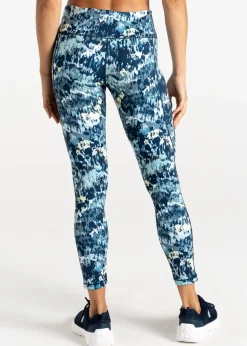 Dare2b Sea Blue Print Influential II Quick Dry Leggings