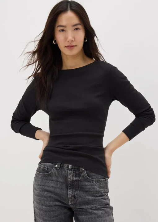 Dark Grey Long Sleeve T-Shirt