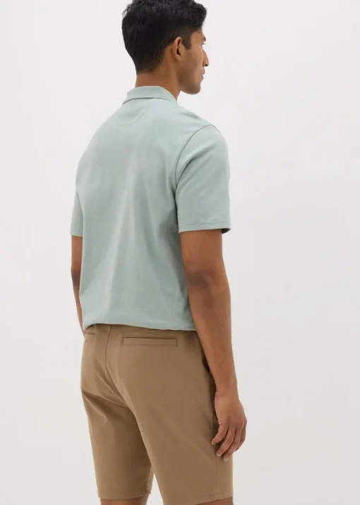 Dark Stone Slim Fit Chino Shorts