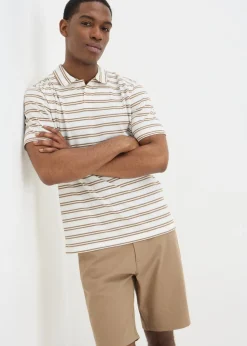 Dark Stone Straight Fit Chino Shorts