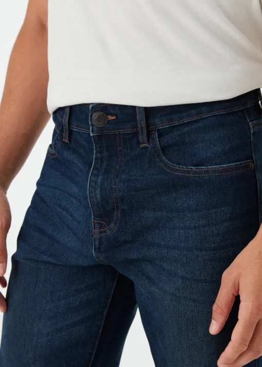 Dark Wash Stretch Straight Fit Jeans