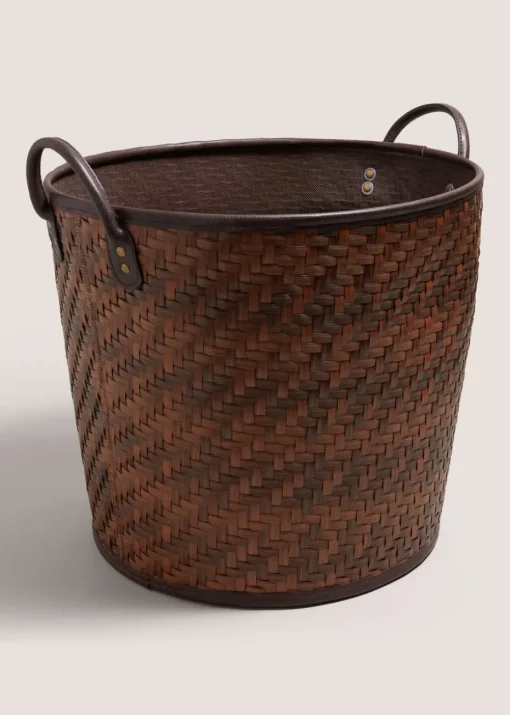 Dark Woven Urban Basket