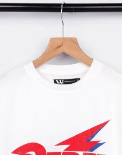 David Bowie Unisex Kids White David Bowie T-Shirt (3-12 Years)