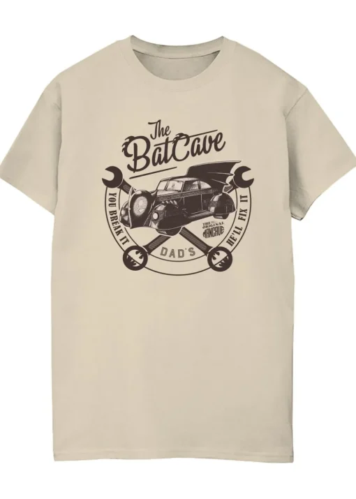 DC Comics Batman Batcave Men Sand Graphic T-Shirt