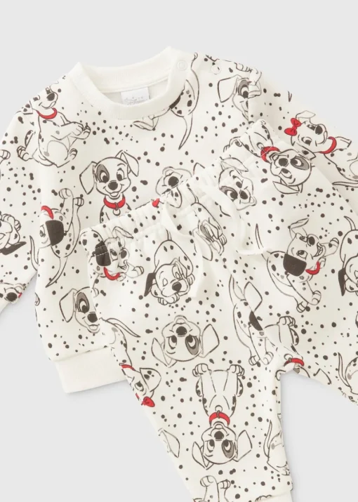 Disney Baby Cream Dalmatians Sweatshirt & Jogging Bottoms Set (Newborn-18mths)