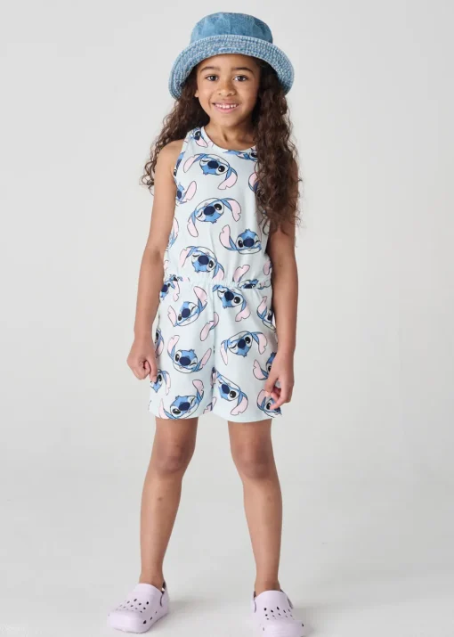 Disney Blue Stitch Daywear Playsuit (4-11 Years)