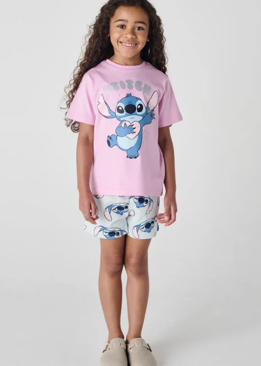 Disney Blue Stitch Short Pyjama Set (7-12 Years)