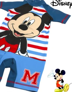 Disney Boys Blue Mickey Mouse 1 Piece Surf Suit (12 Months-6 years)