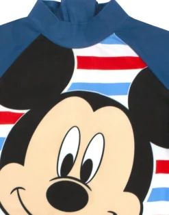 Disney Boys Blue Mickey Mouse 1 Piece Surf Suit (12 Months-6 years)