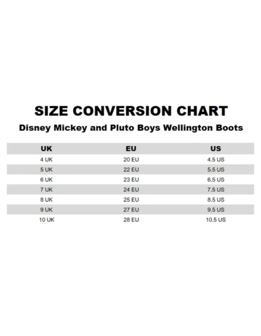 Disney Boys Multicoloured Mickey & Pluto Wellington Boots with Handles (4 - 10 Younger)