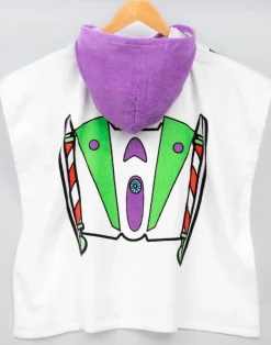 Disney Boys Multicoloured Buzz Lightyear Poncho Towel (One Size)