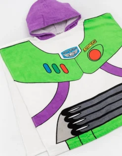 Disney Boys Multicoloured Buzz Lightyear Poncho Towel (One Size)