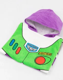 Disney Boys Multicoloured Buzz Lightyear Poncho Towel (One Size)